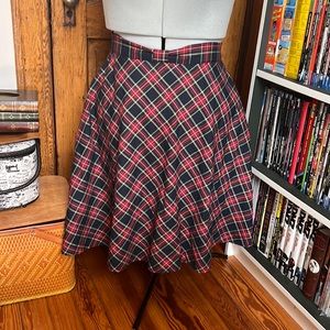 ModCloth Plaid Skirt Size 1X